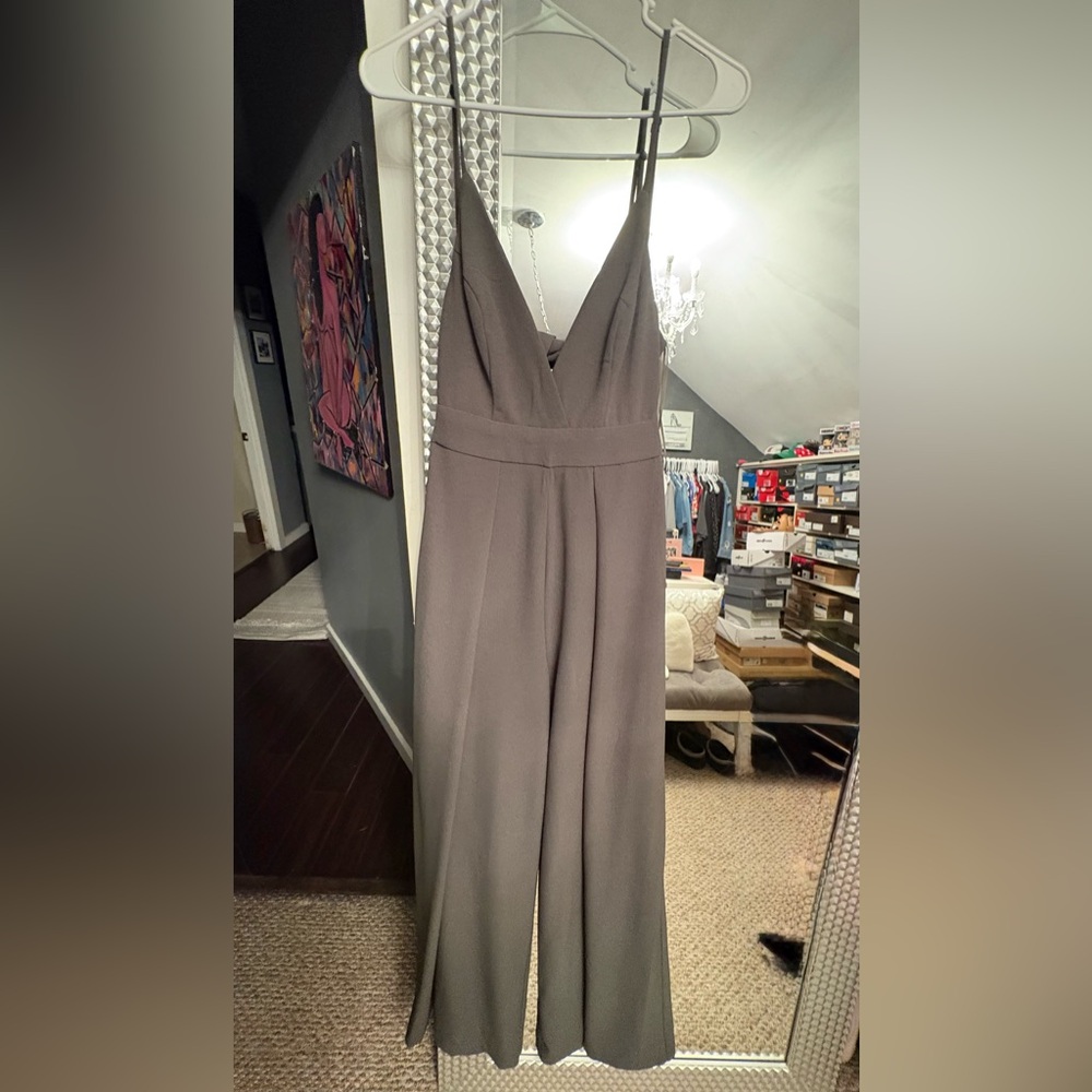 Elegant Gray Jumpsuit